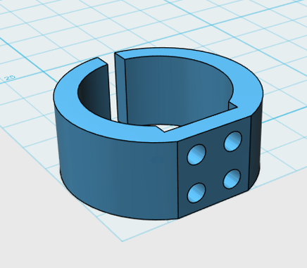 f:id:isopro:20150411172935p:plain 【チュートリアル】3DCAD 123D Design ボタン指輪 Part2