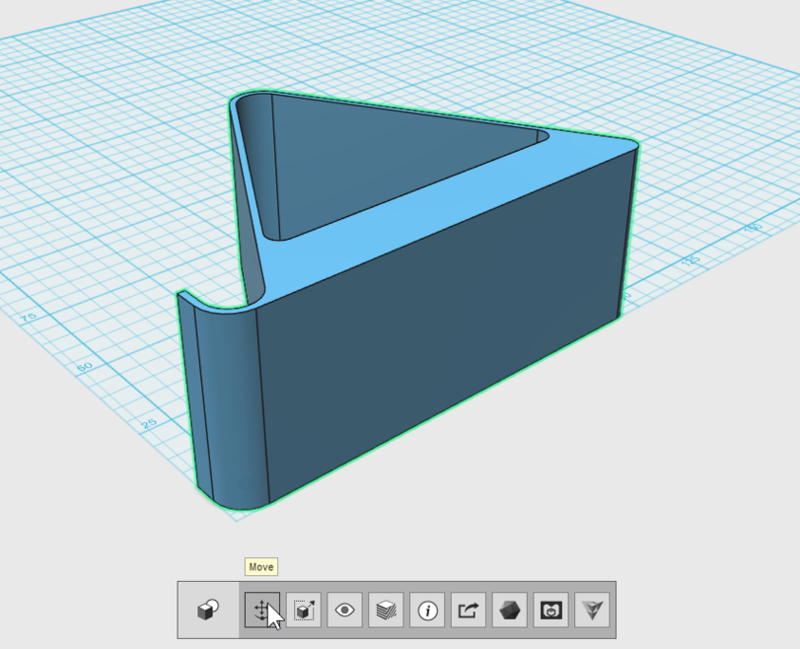 f:id:isopro:20150510170635p:plain 【チュートリアル】3DCAD 123D Design スマホスタンド Part3