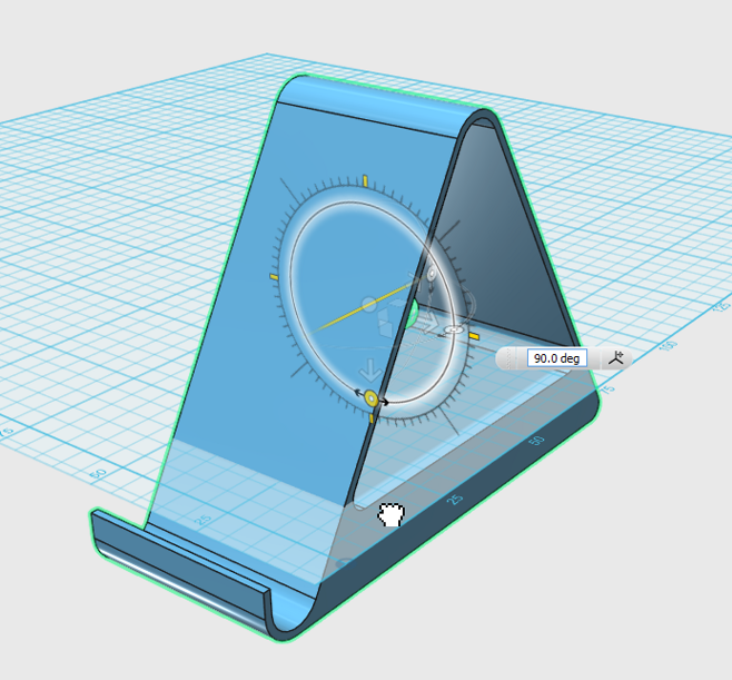 f:id:isopro:20150510171000p:plain 【チュートリアル】3DCAD 123D Design スマホスタンド Part3
