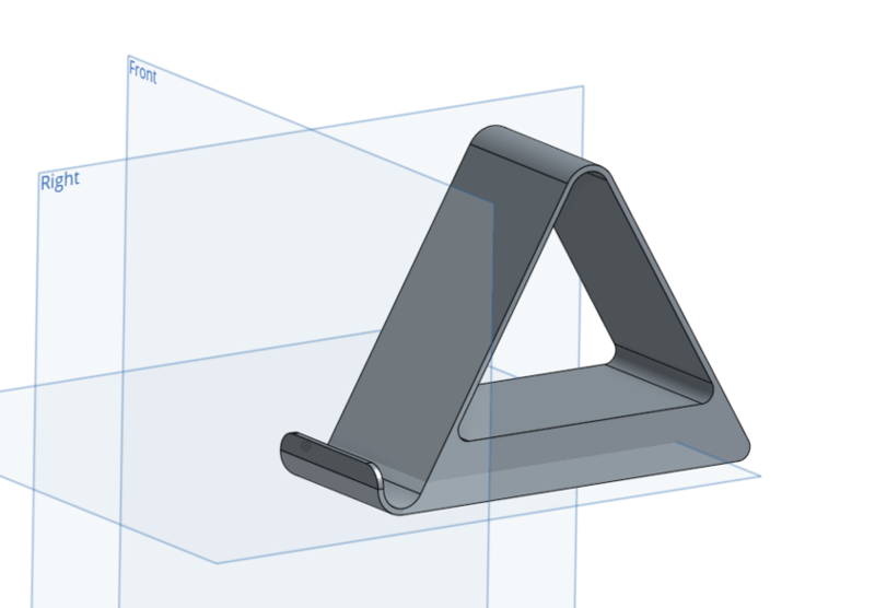 f:id:isopro:20150513201628p:plain 【チュートリアル】3DCAD Onshape スマホスタンド Part3