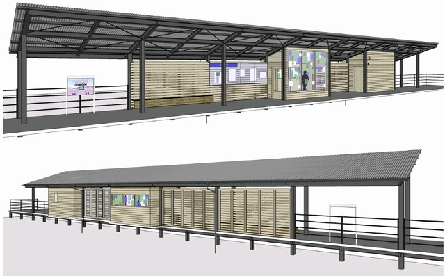 福井鉄道の あたらしい 駅、「泰澄の里」と 「清明」 (イメージ) (まいこみ)