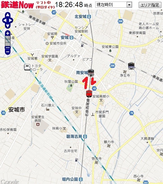 鉄道Now 西尾線 2012.10.1 18:26:48