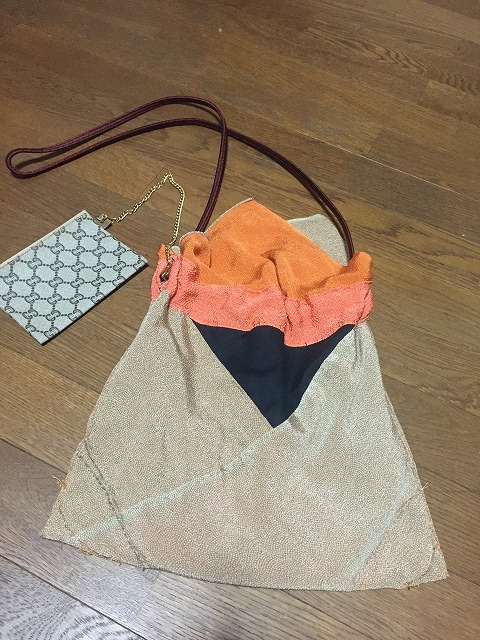 着物リメイク　ロングガウチョパンツ 着物リメイク ガウチョパンツロング - メルカリ