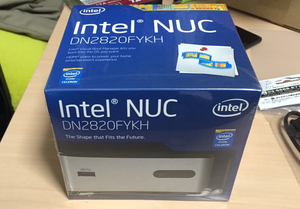 Intel NUC DN2820FYKHを購入 - jimaoka blog