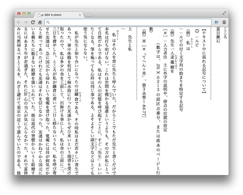 f:id:k_airyuu:20140227122242j:plain 貼り付け先のxhtmlファイルをブラウザで開いたときの見え方