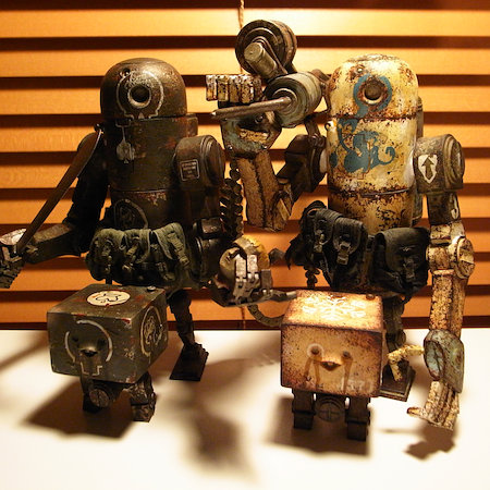 ThreeA スリーエー 3A 近未来ロボット スチームパンク 塗装済完成品 WWRp JDF Large Martin and Square