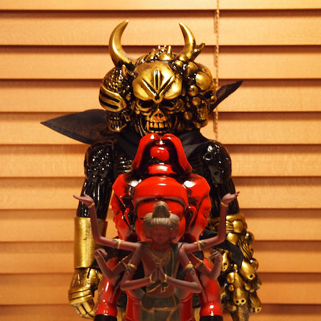 【リアルヘッド×ミロクトイ×スカルトイズ】　ドクロックスマン REAL HEAD × MIROCK TOY × SKULL TOYS ドクロックスマン