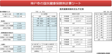 料 計算 保険 健康