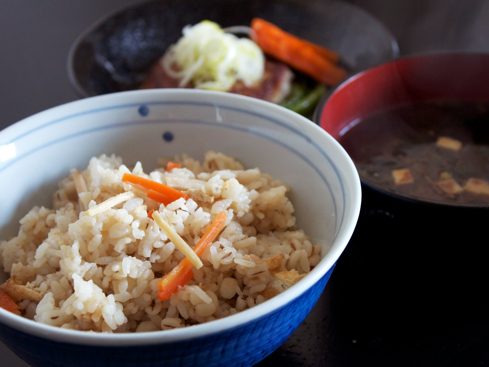 しょうがの炊き込みごはん f:id:kudakurage:20120317095407j:plain