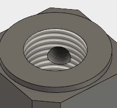 穴が塞がっていないか確認します。 穴が塞がっていないか確認します。
