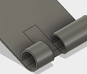 段差は無いはずですが、押し出した位置に線が表示されます。 段差は無いはずですが、押し出した位置に線が表示されます。