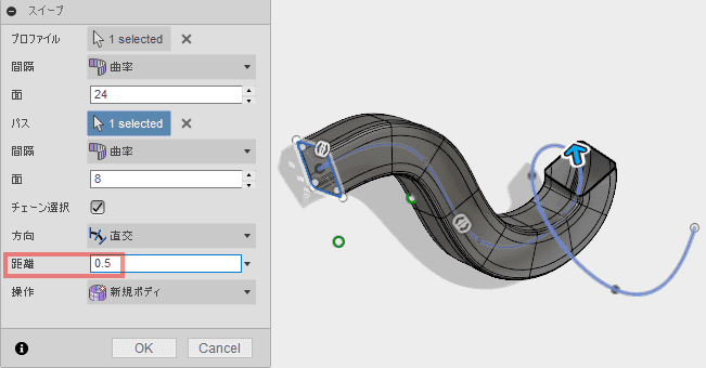 ダイアログにパラーメータを設定します ダイアログにパラーメータを設定します