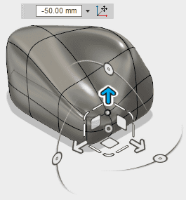 微妙な変更を、どのように作成するか確かめるために、この頂点を移動します。 微妙な変更を、どのように作成するか確かめるために、この頂点を移動します。