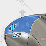 ドラッグして、面を広げます ドラッグして、面を広げます