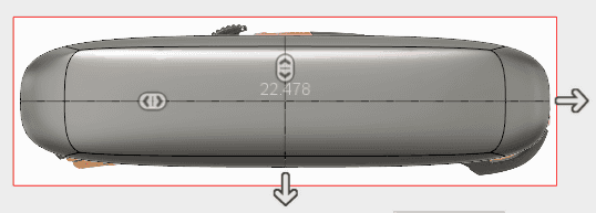 マウスを移動して、その2Dプロファイルを描く参考にする画像の輪郭で、再びクリックします。 マウスを移動して、その2Dプロファイルを描く参考にする画像の輪郭で、再びクリックします。