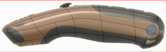 T-スプラインのプリミティブを取得する操作を行うために、「フォ-ムを編集」コマンドを使用します。 T-スプラインのプリミティブを取得する操作を行うために、「フォ-ムを編集」コマンドを使用します。