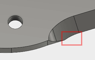 ハサミ右側:完成形状 ハサミ右側:完成形状