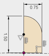 ボディの輪郭を取得し、そのまま作図線に変更します。 ボディの輪郭を取得し、そのまま作図線に変更します。