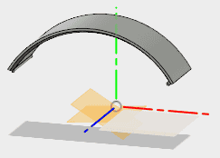 xy平面にスケッチします。 xy平面にスケッチします。