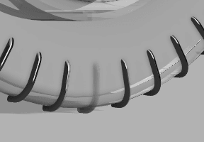 パターンで複写した形状に色が設定できません。 パターンで複写した形状に色が設定できません。