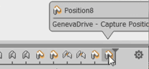 タイムラインに位置のキャプチャが追加される タイムラインに位置のキャプチャが追加される