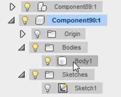 トップ・レベルのアセンブリの中で一覧を示される新しいボディを持っています。 トップ・レベルのアセンブリの中で一覧を示される新しいボディを持っています。