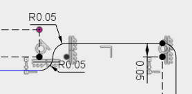 カド部分のスケッチ カド部分のスケッチ