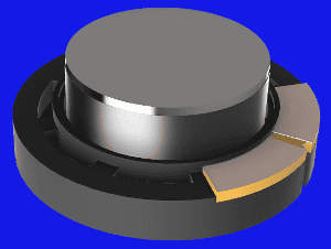 モデリングしたスピーカー:別方向 モデリングしたスピーカー:別方向