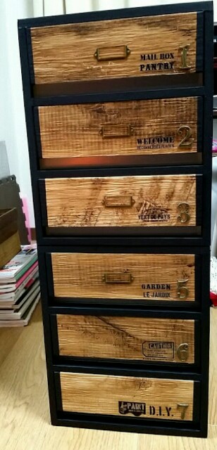f:id:mai-19820911:20160119102730j:image 壁紙とセリアの転写シールで無印良品収納ケースをリメイクする方法