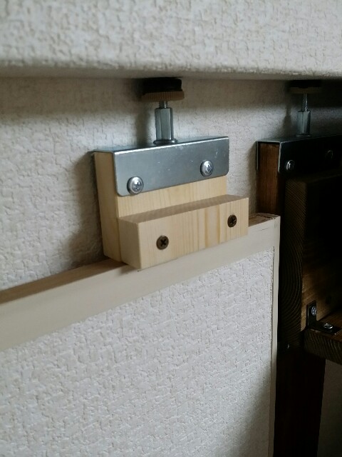 f:id:mai-19820911:20160204211107j:image 1✕4材のDIYアジャスター金具
