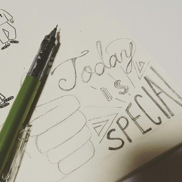 手書き文字レタリングデザイン