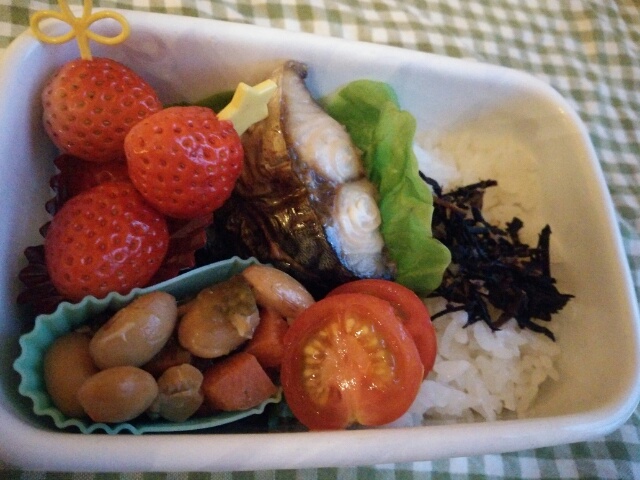 焼きサバ弁当画像