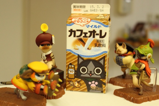 モンスターハンター4G×マイルドカフェオーレコラボパッケージ