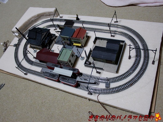 Bトレイン用　自作レイアウト　ミニカーブレールC140（F）30°60°使用 Bトレイン用 自作レイアウト ミニカーブレールC140（F）30°60°使用