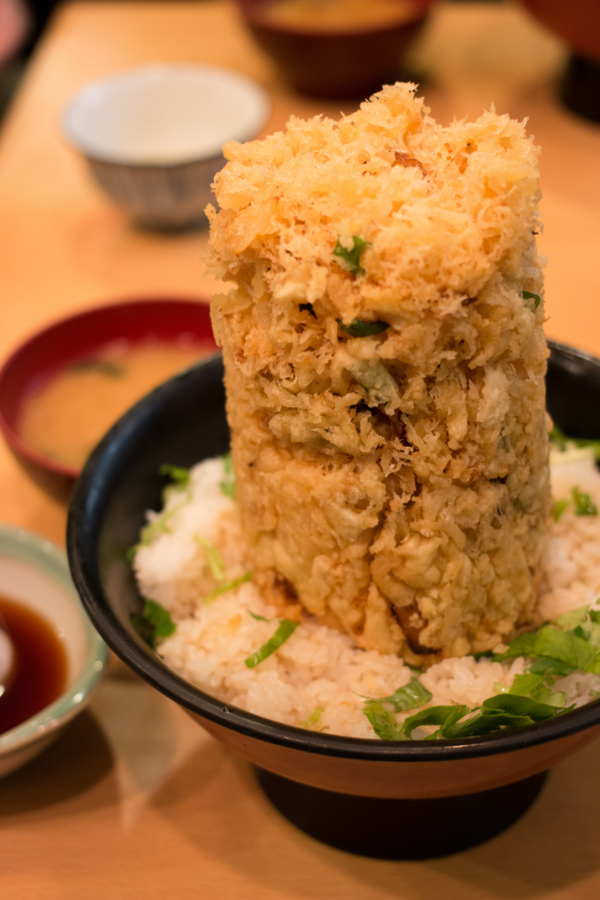 丸天のかき揚げ丼