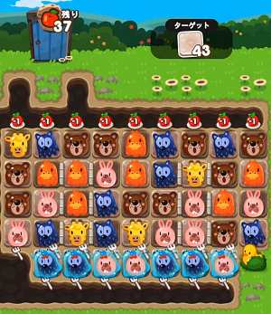 LINE ポコポコ』攻略・ステージ373のコツ＆白花・星花クリア動画