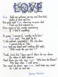 George Herbert love George Herbert love