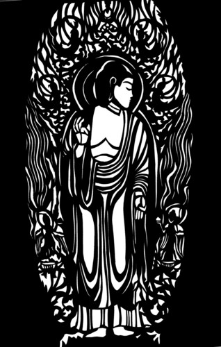【生幸姫専用】　切り絵 仏像 アート A4サイズ 2015 ハンドメイド・手芸 【生幸姫専用】 切り絵 仏像 アート A4