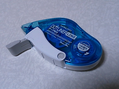 使い終わったテープのり 箸休め◇テープのりが切れたので詰め替えました - 720式手帖生活