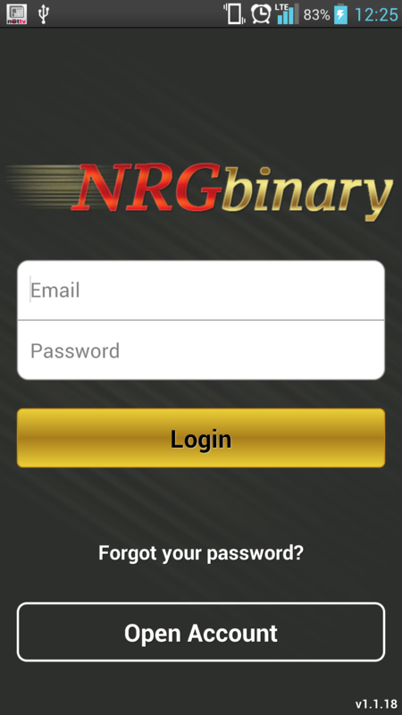 Nrg binary options login