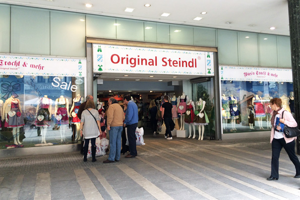 ディアンドル　ドイツ現地購入品　アリス風　水色　茶色 ディアンドル ドイツ現地購入品 アリス風 水色 茶色