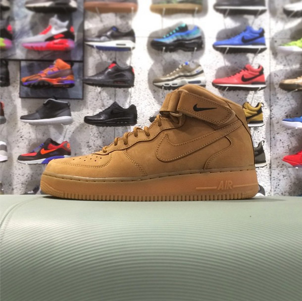 Air Force 1 Mid Flax Air Force 1 Mid Flax
