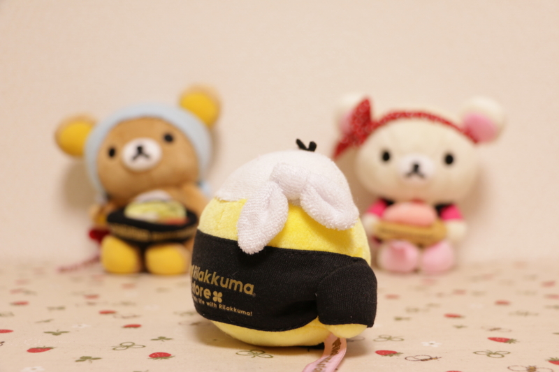 キイロイトリ 福岡パルコ店　アニバーサリーぬいぐるみ　フラミンゴ リラックマ限定 キイロイトリ 福岡パルコ店 アニバーサリーぬいぐるみ