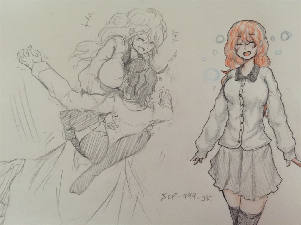 今日の絵はscpの擬人化や職員のにょたを含みますー ムジン島6丁目6番地