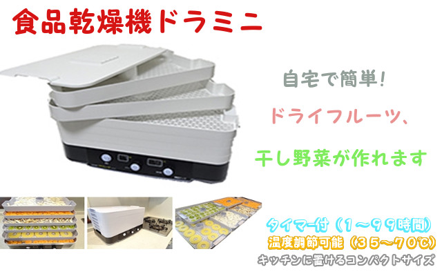 食品乾燥機 ドラミニ ラボネクスト ドラミニ（家庭用食品乾燥機） |