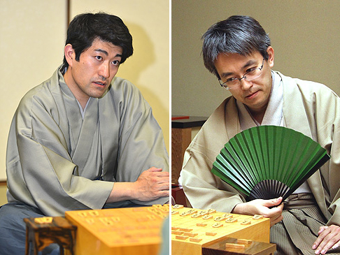将棋局面｜森内俊之vs羽生善治2005-04-25名人戦2局｜その1 森内