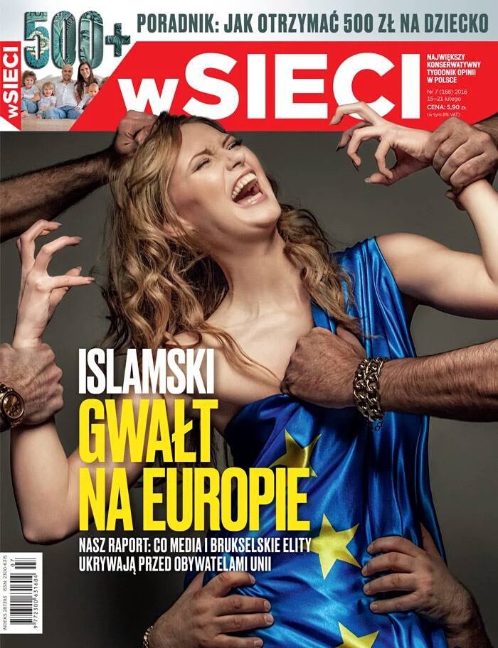 物議を引き起こしたポーランドの雑誌 画像:物議を引き起こしたポーランドの雑誌