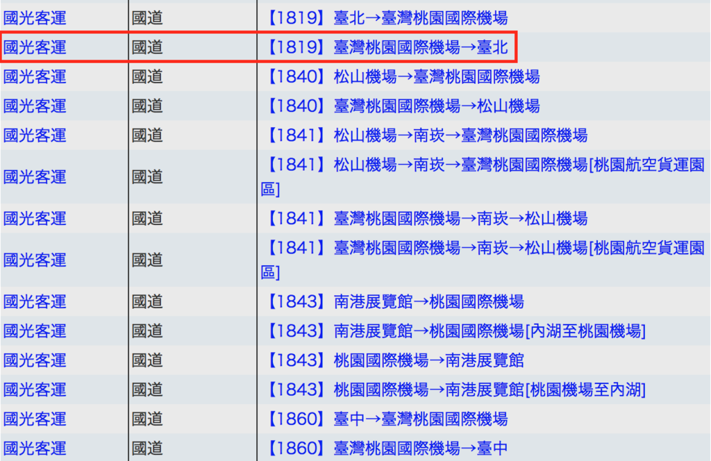 f:id:superflyer2015:20160608042212p:plain 台湾の高速バス(客運バス)の時刻表の調べ方
