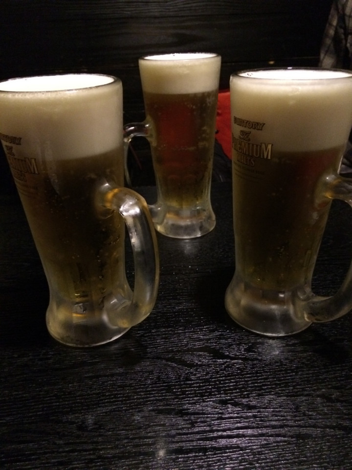 とりあえず昼からビール