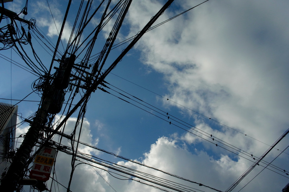 電線は迷路